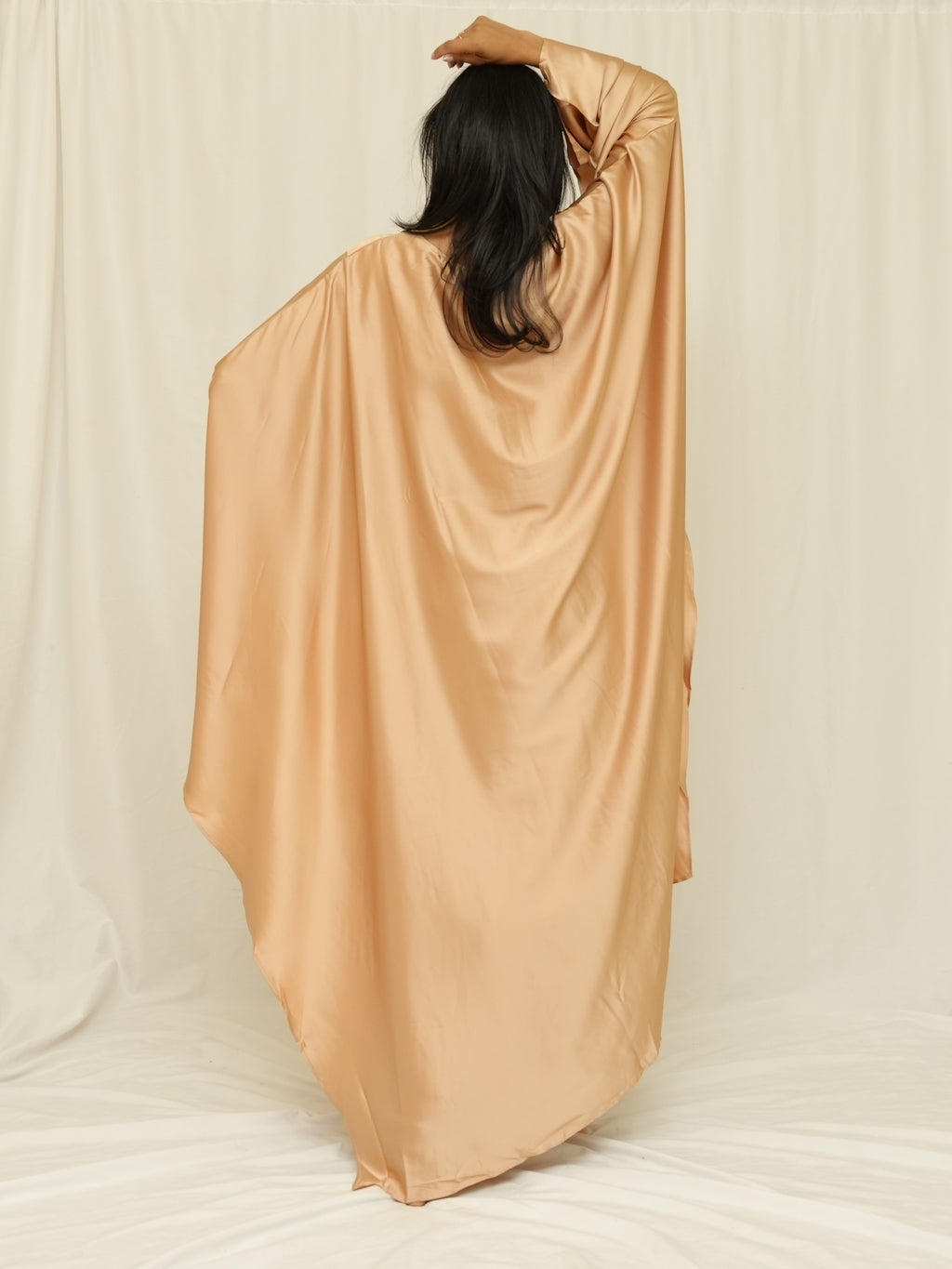 Apricot Kaftan Dress