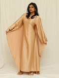 Apricot Kaftan Dress