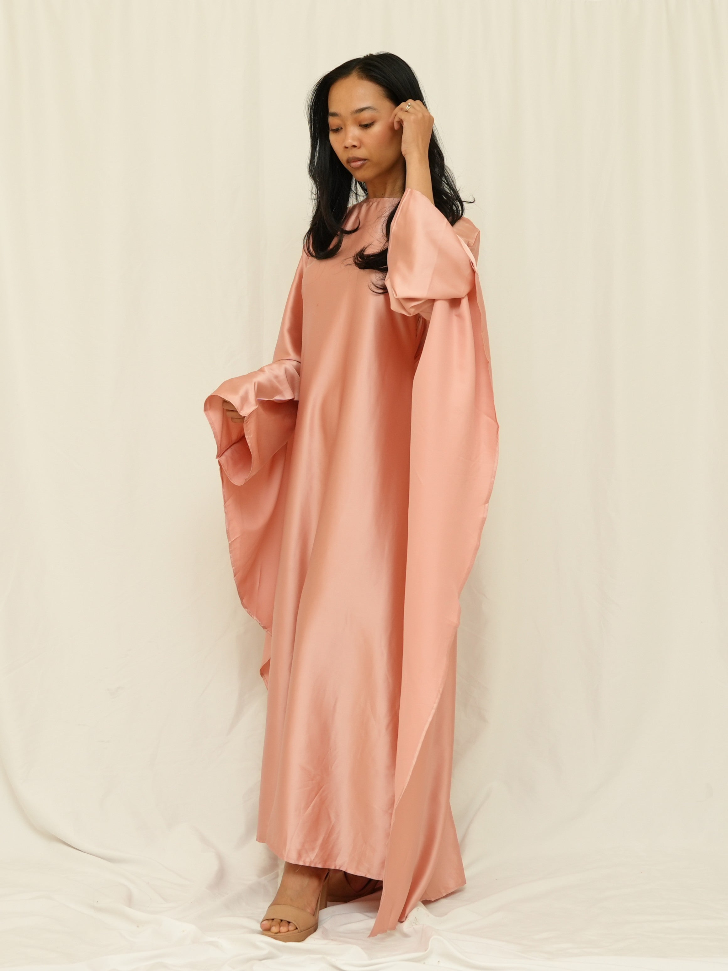 Pink Kaftan Dress