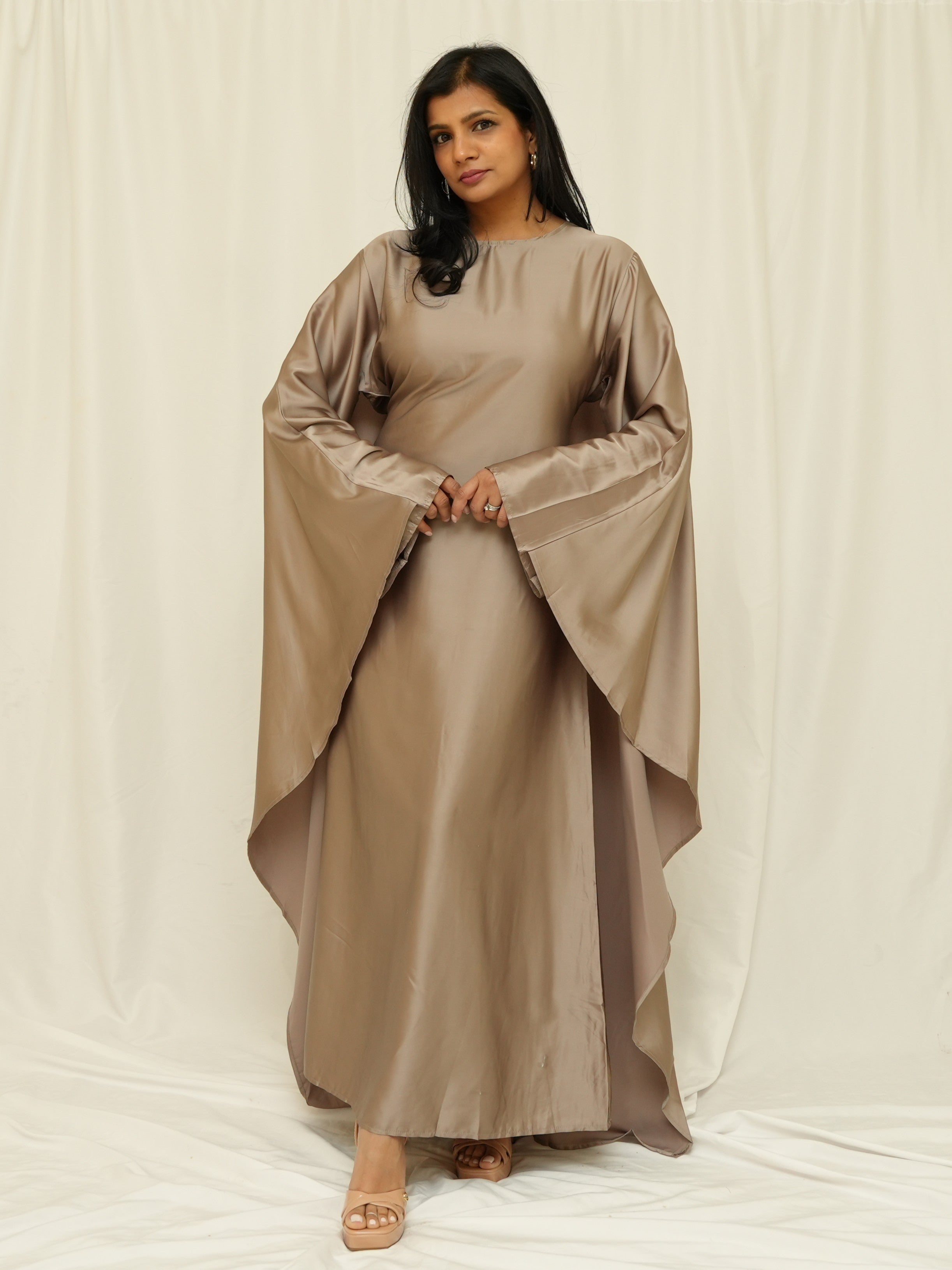 Taupe Kaftan Dress