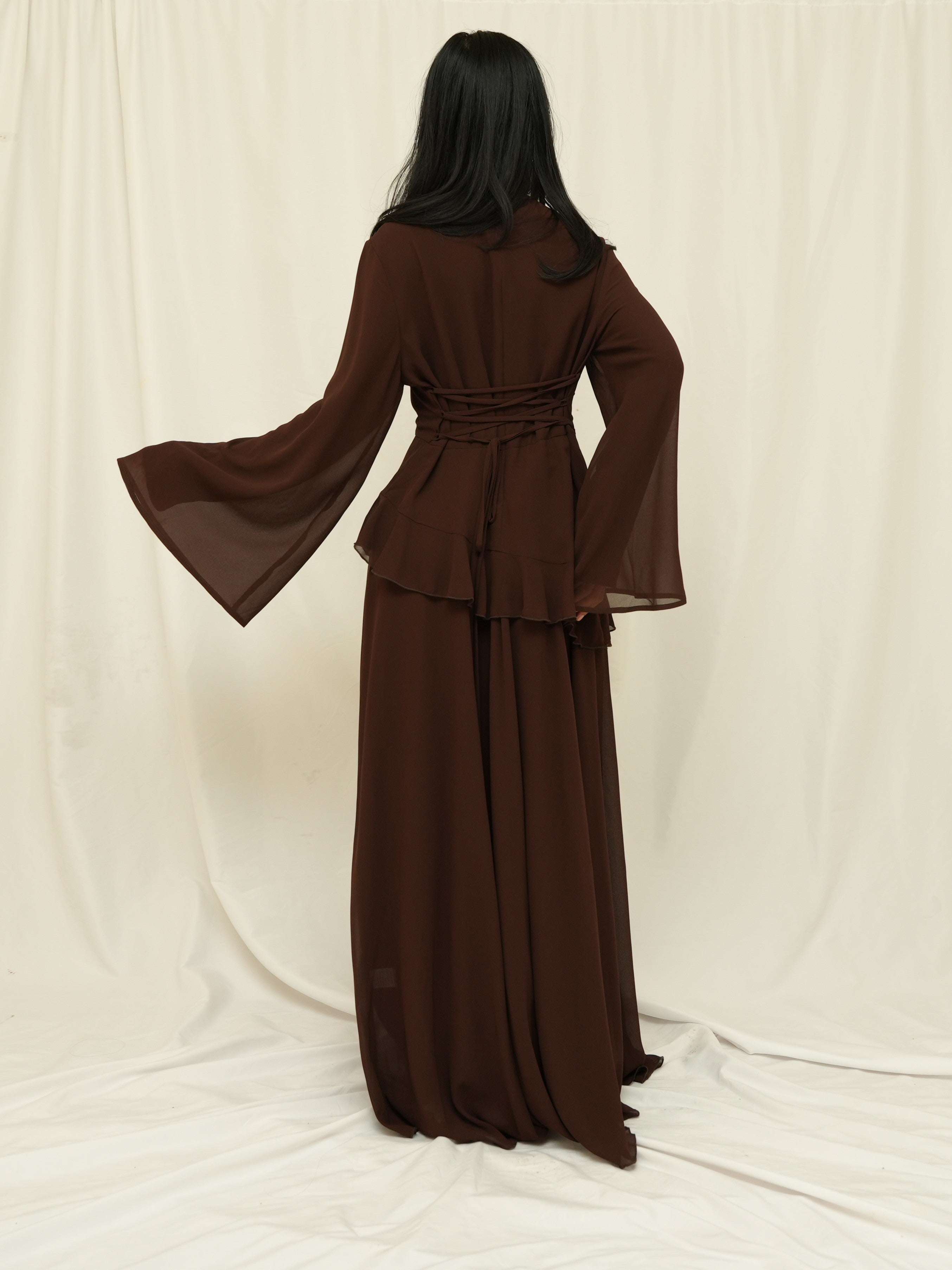 Chocolate Flowing Dress