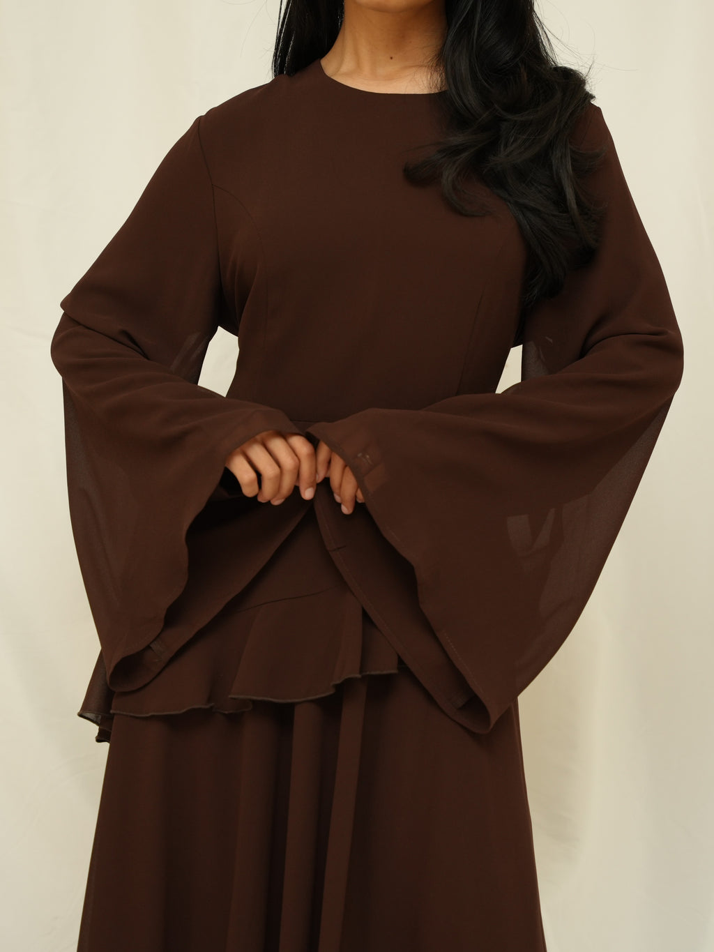 Chocolate Flowing Dress