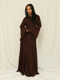 Chocolate Flowing Dress